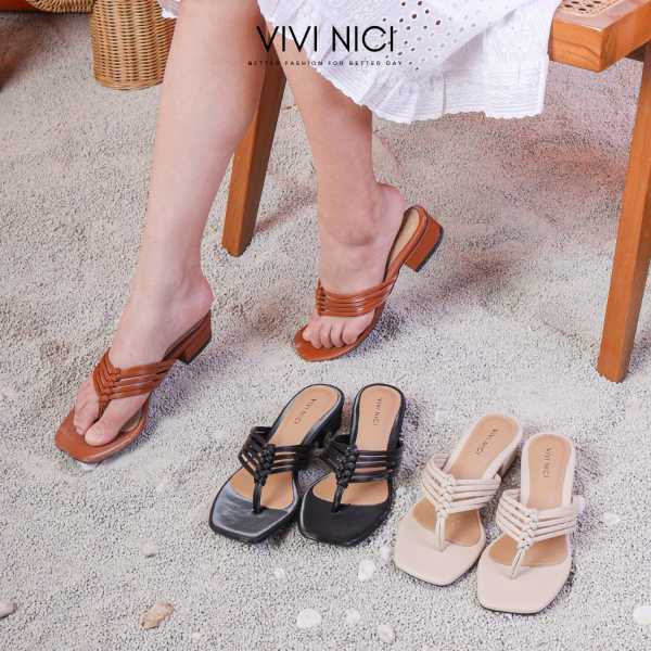 Vivi Nici - Morgan Sandal Wanita Hak 3 cm - adasale
