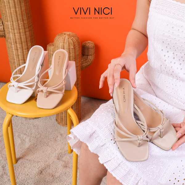Vivi Nici - Marine Sandal Wanita Hak 2 cm - adasale