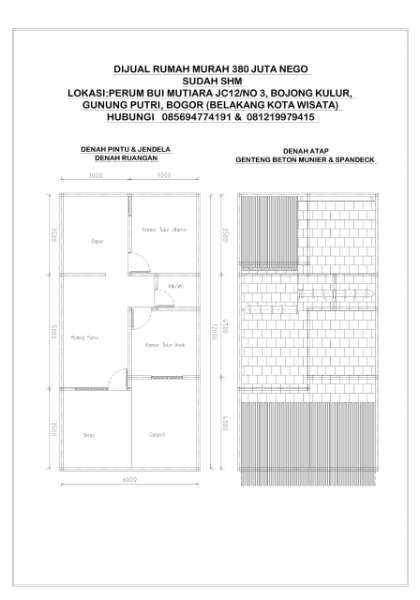 RUMAH DIJUAL - adasale
