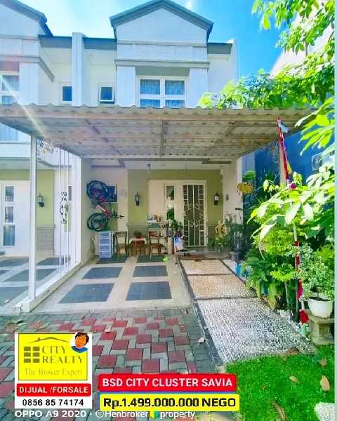 BSD CITY CLUSTER SAVIA RENOVASI BAGUS - adasale
