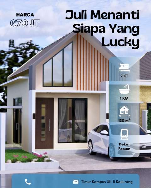 Rumah Scandinavian dekat Resto PAWON MBAH GITO - adasale