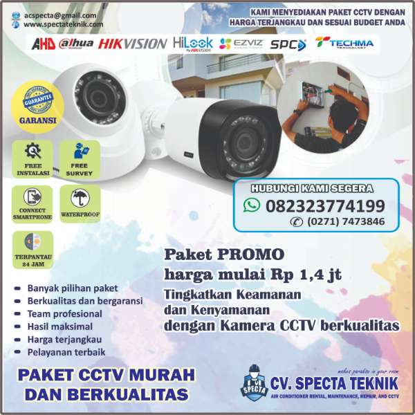 CCTV SOLO BERGARANSI - adasale