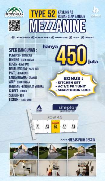 Rumah Mezzanine 400 Jutaan di Sleman - adasale