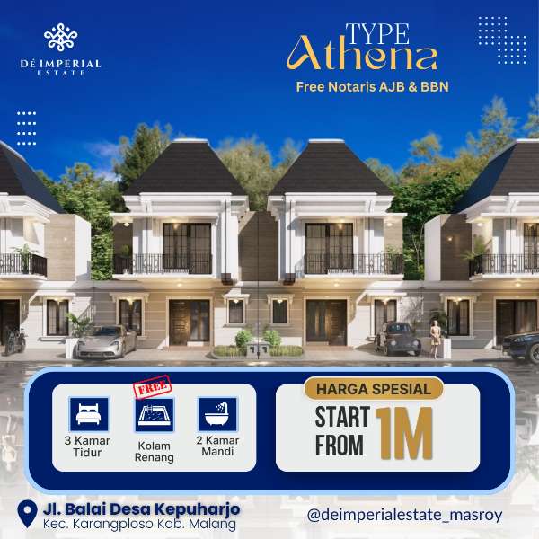 Rumah Sultan 2 lantai kota Malang - adasale