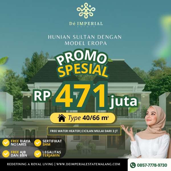 rumah poros jalan Malang dekat kampus Malang - adasale