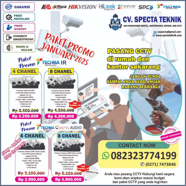 PASANG CCTV SOLO - adasale