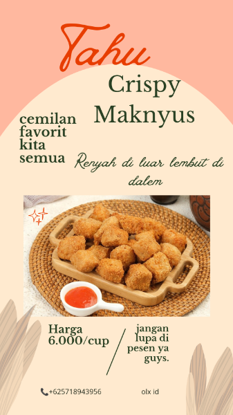 TAHU CRISPY MAKNYUS - adasale