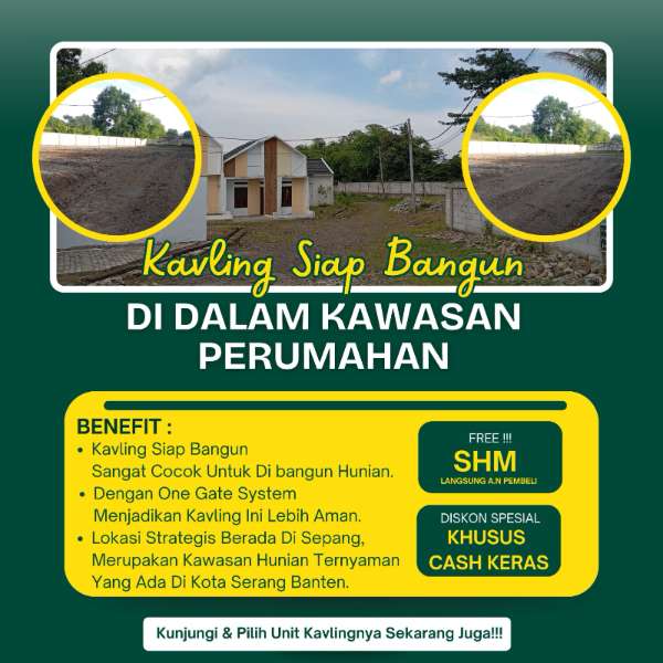 Tanah Kavling Cluster Di Paramadina Sepang Serang - adasale
