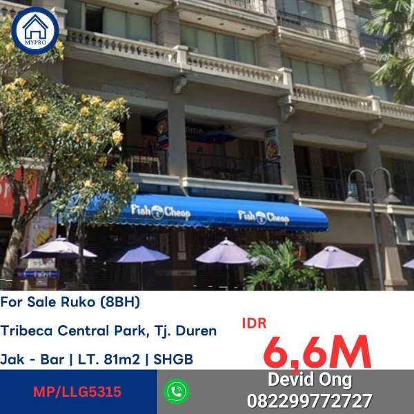 Dijual Ruko Gading Shoping Arcade Jakarta Barat - adasale