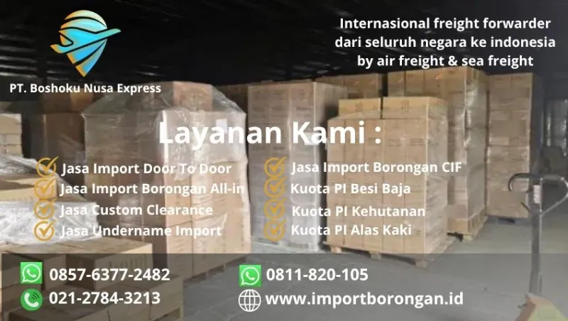 Jasa Import Door To Door Terpercaya  - adasale