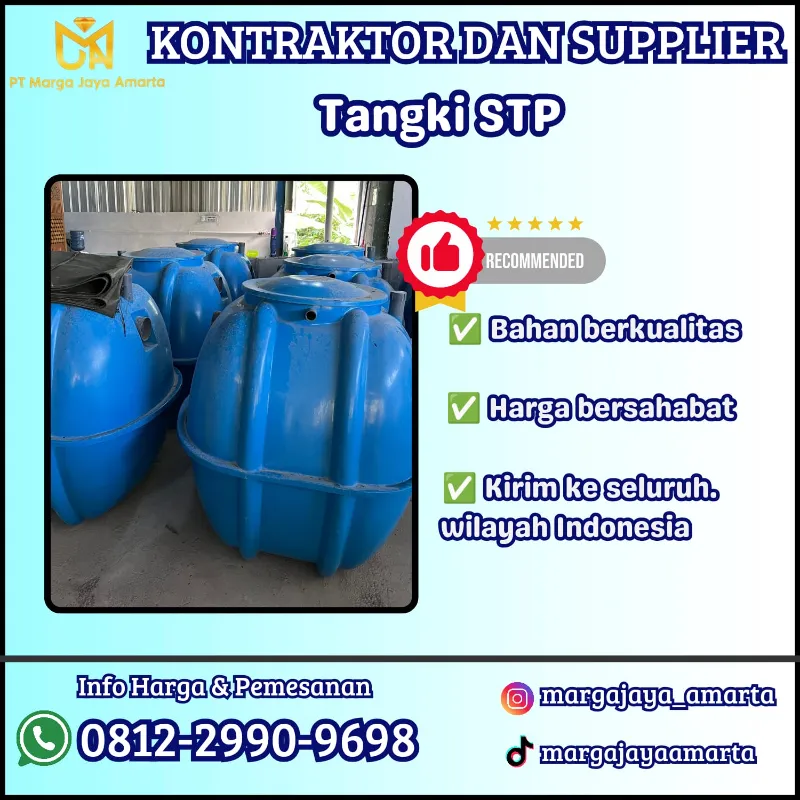 Kontraktor & Supplier Tangki STP Berkualitas - adasale