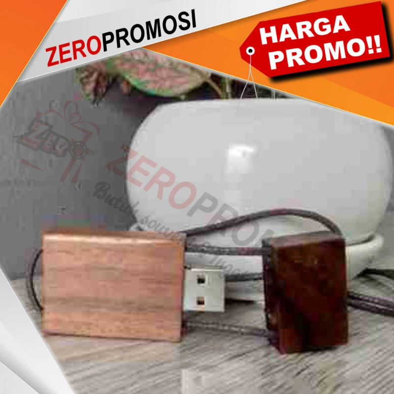Souvenir Ramah Lingkungan Flashdisk Kayu FDWD03 - adasale