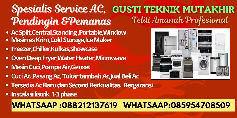 Service Ac dan Pasang Ac Gusti Teknik Mutakhir  - adasale