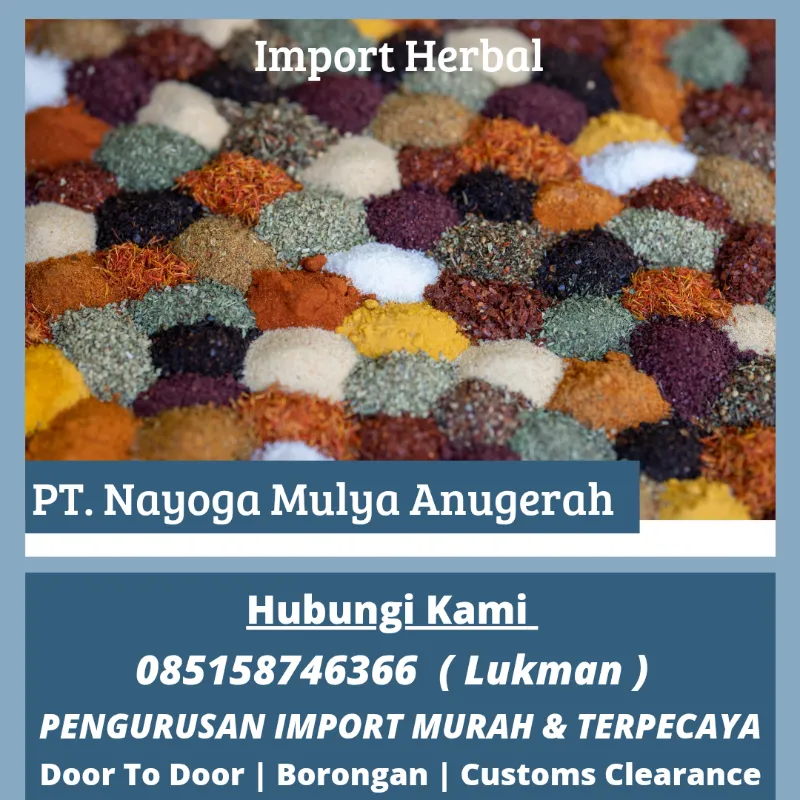 Jasa Forwarder Import Herbal Ke Indonesia - adasale