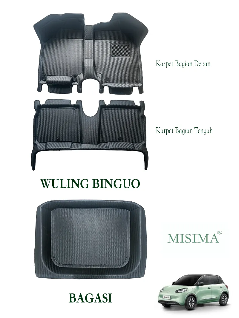 Karpet Mobil 5D Mobil Wuling Binguo EV. - adasale