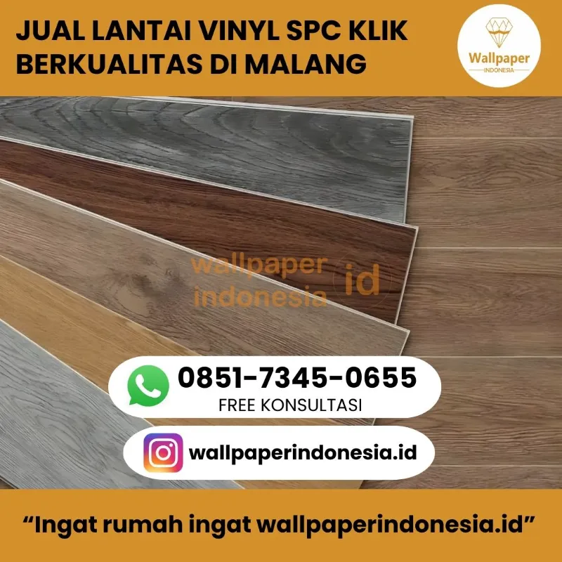 JUAL LANTAI VINYL SPC KLIK BERKUALITAS DI MALANG - adasale