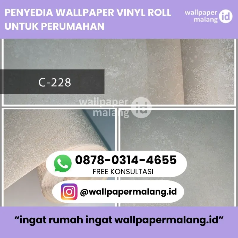 PENYEDIA WALLPAPER VINYL ROLL UNTUK PERUMAHAN - adasale