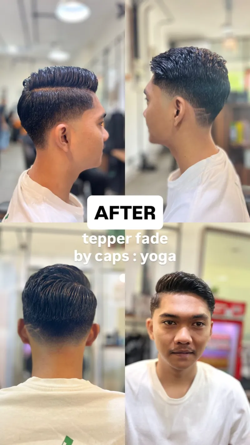 HAIRCUT STYLING TAPPER FADE - adasale