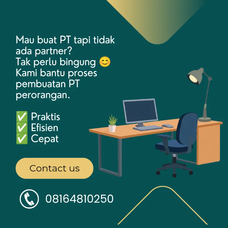 Jasa pembuatan PT perorangan - adasale