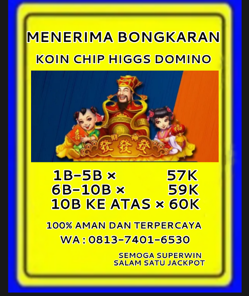 Terima bongkaran koin chip  - adasale