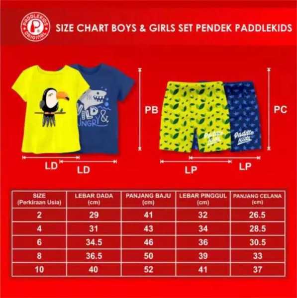 Baju Setelan Paddlekids - adasale