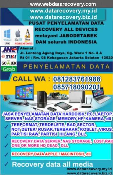 JASA RECOVERY DATA HARDDISK MEMORY HP - adasale
