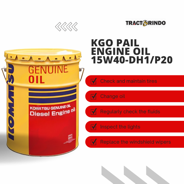 KGO PAIL ENGINE OIL 15W40-DH1/P20 - adasale