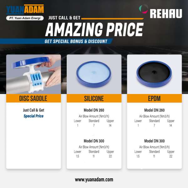 Dijual Diffuser Rehau Alat IPAL 085329283303 - adasale
