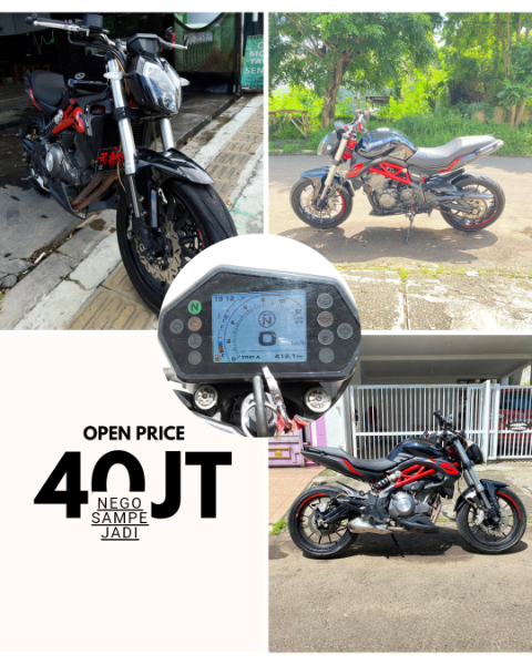 BENELLI TNT 250 2019 KM RENDAH - adasale