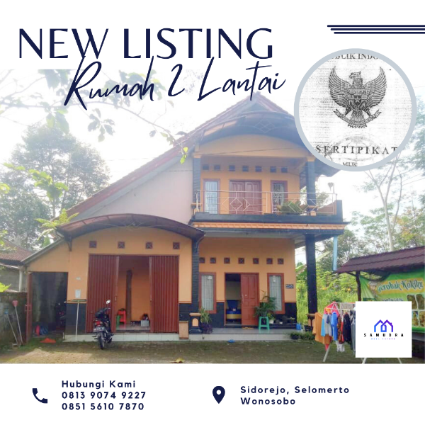 [BIG DEAL] RUMAH 2 LANTAI PINGGIR JALAN PROVINSI - adasale