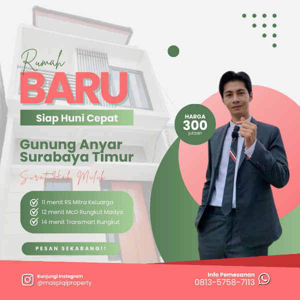 Rumah Imut Dekat UIN Sunan Ampel - adasale
