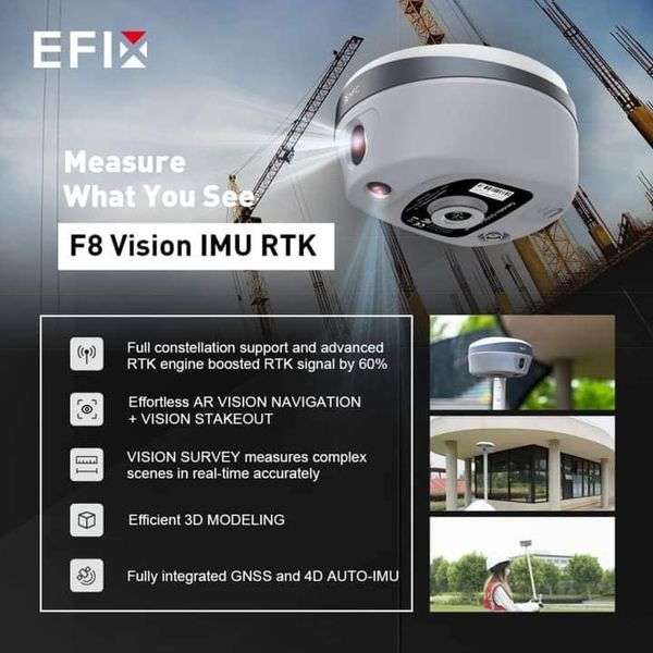 GPS Geodetik Efix F7 F8 C5 C8 e Base GNSS RTK - adasale