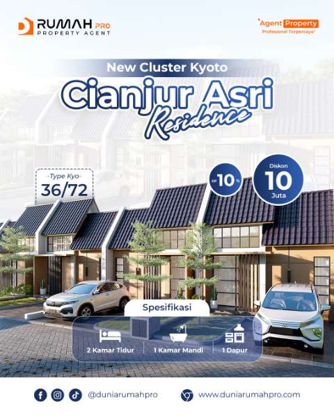Rumah minimalis siap huni di kota cianjur - adasale