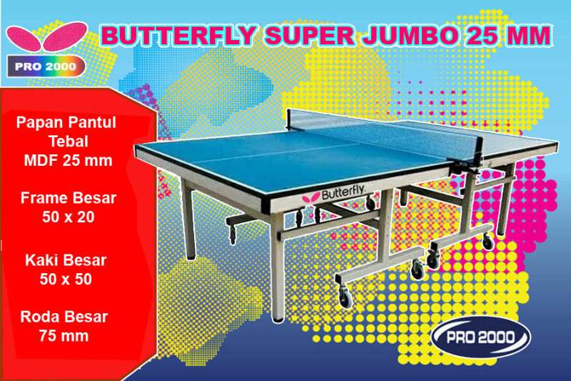 tenis meja pingpong merk BUTTERFLY JUMBO - adasale