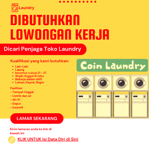 Lowongan Kerja: Karyawan Laundry Rakyat - adasale