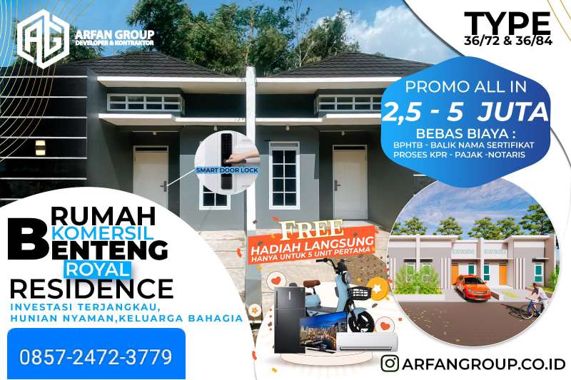 Perumahan Benteng Royal Residence - adasale