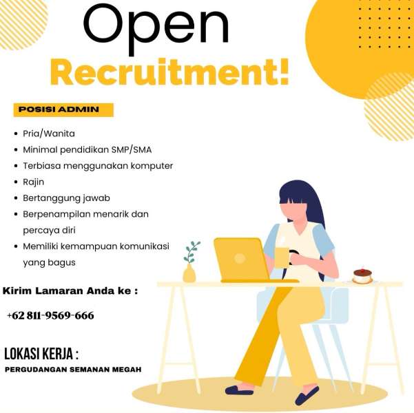 LOKER STAFF ADMIN DIBUTUHKAN SEGERA!!! - adasale