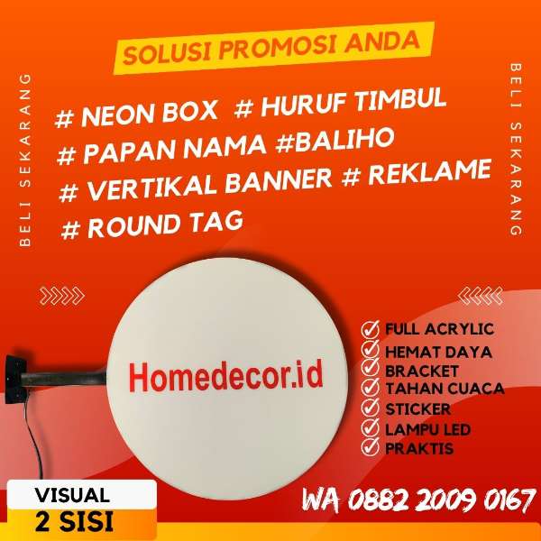 Jasa Pembuatan Huruf Timbul Cafe Brebes - adasale
