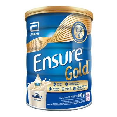 SUSU DEWASA ENSURE GOLD VANILA / COKELAT 800 gr - adasale