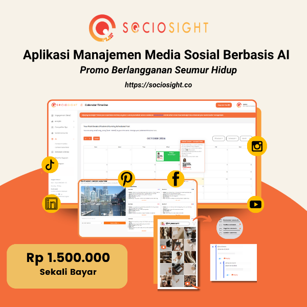 Aplikasi Manajemen Media Sosial Anda  - adasale