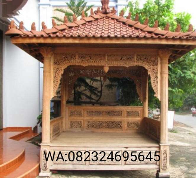 Tukang gazebo jati ukiran - adasale