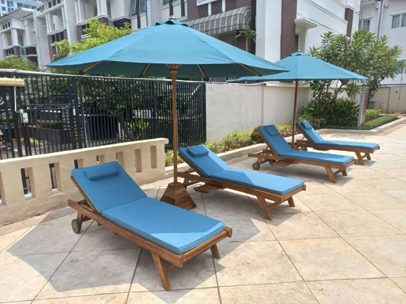 KURSI MALAS /SUN LOUNGER JATI. Diskon Akhir Tahun! - adasale