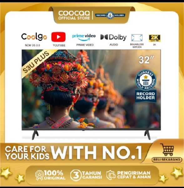 Smart TV 32 INCH NEW COOCA 2K Resolution  - adasale