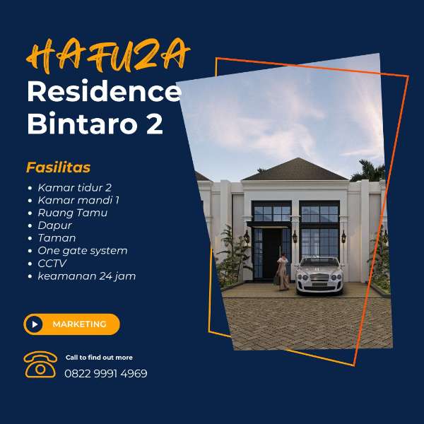 HAFUZA RESIDENCE BINTARO 2 : Tempat Tinggal Idaman - adasale