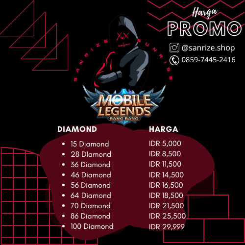 PROMO Top Up Diamond ECERAN Mobile Legends - adasale