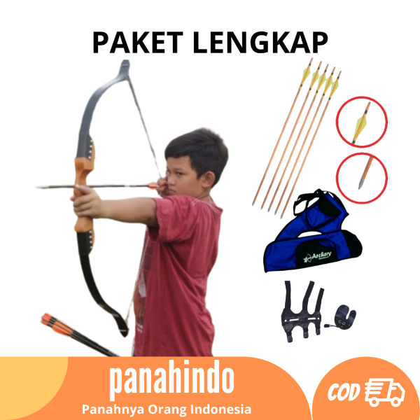Busur Panahan Anak SD Set Lengkap Tradisional - adasale