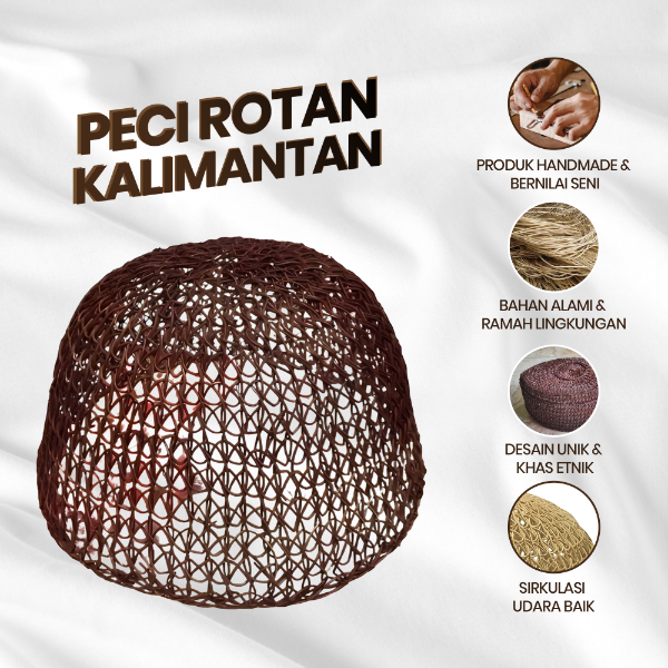 KOPIAH /PECI SANGKOK ROTAN - adasale