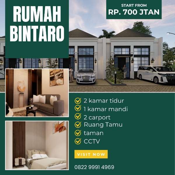 Rumah bintaro, serpong, BSD tanpa DP - adasale