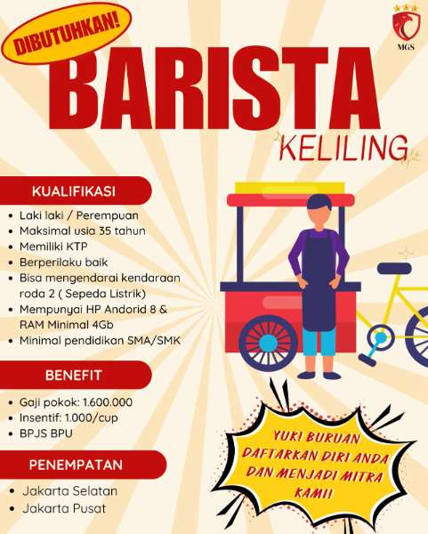 Barista kopi keliling - adasale