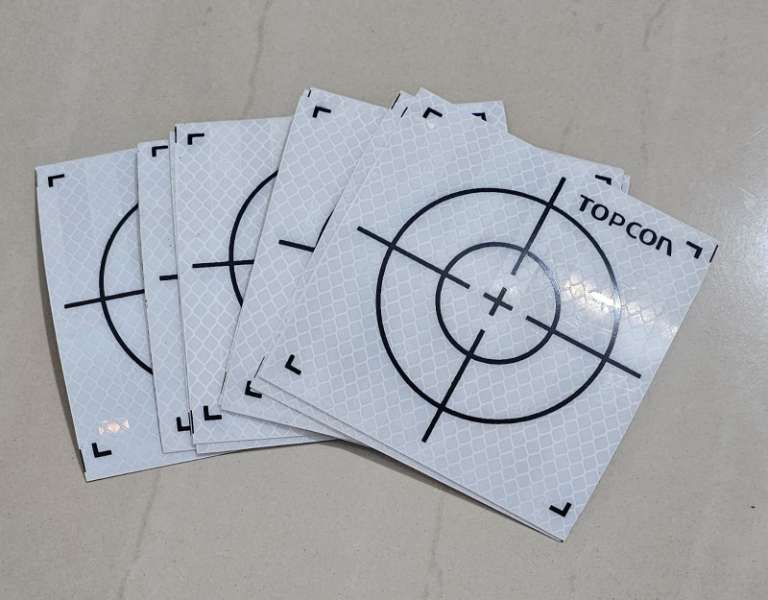  STIKER TARGET TOPCON 6CMX 6CM HUB 081901191984 - adasale